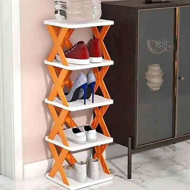 Multifunctional 5 layer shoe rack