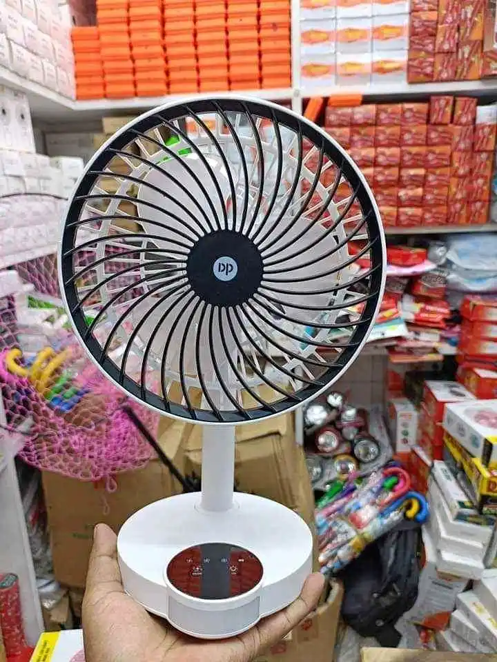 DP 7626 Rechargble table Fan(4000mah battary)