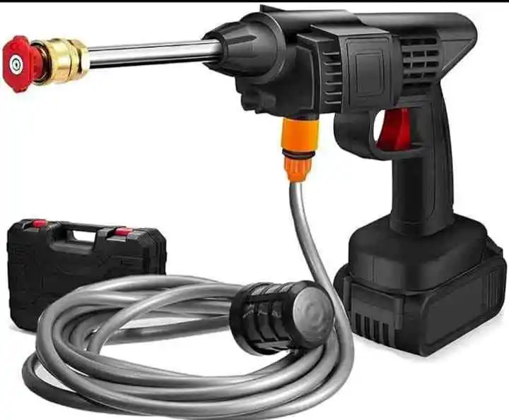 RECHARGEABLE CORDLESS HIGH PRESSURE CAR WASHER GUN