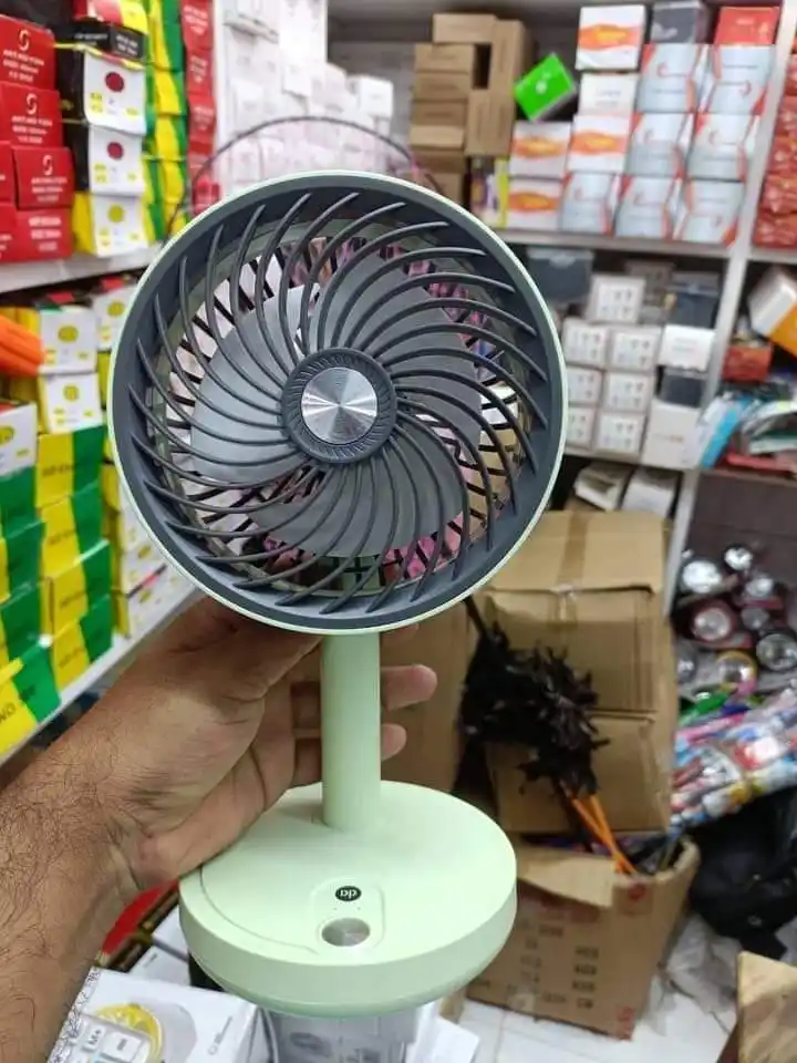 DP 7639 Model Rechargble Portable Table Fan