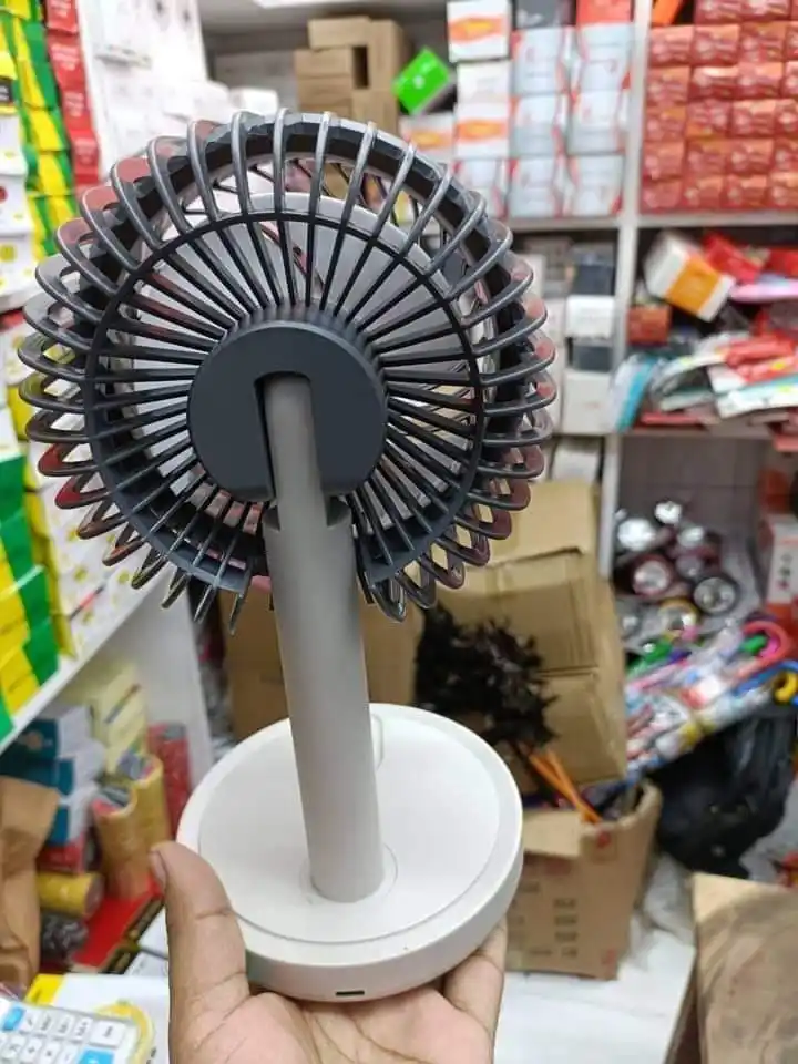 DP 7639 Model Rechargble Portable Table Fan