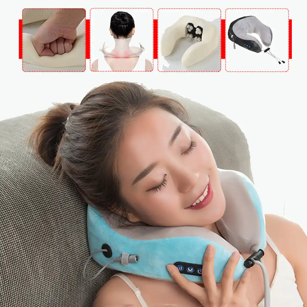 u shaped massage pillow
