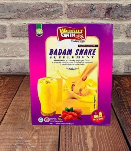 Badam shake weight gain