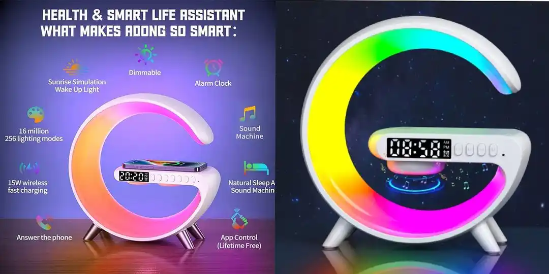 Smart Sound Machine Wake Up Light Alarm Clocks