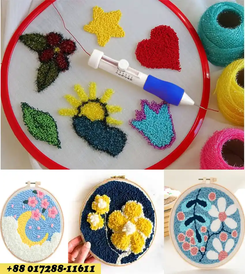 Embroidery punch neddle