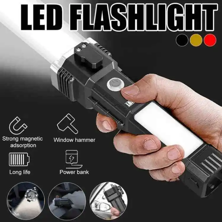 Rechargeable Emergency Hammer Torch