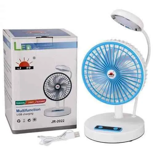 JR 2020 Rechargble fan With Led light