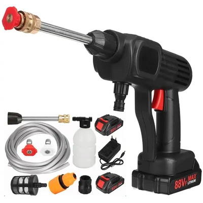 RECHARGEABLE CORDLESS HIGH PRESSURE CAR WASHER GUN